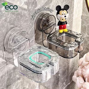 Giá đỡ máy sấy tóc nhà tắm ECO xoay 360 có cốc hút chắc chắn dán tường chịu lực tới 15kg tiện lợi
