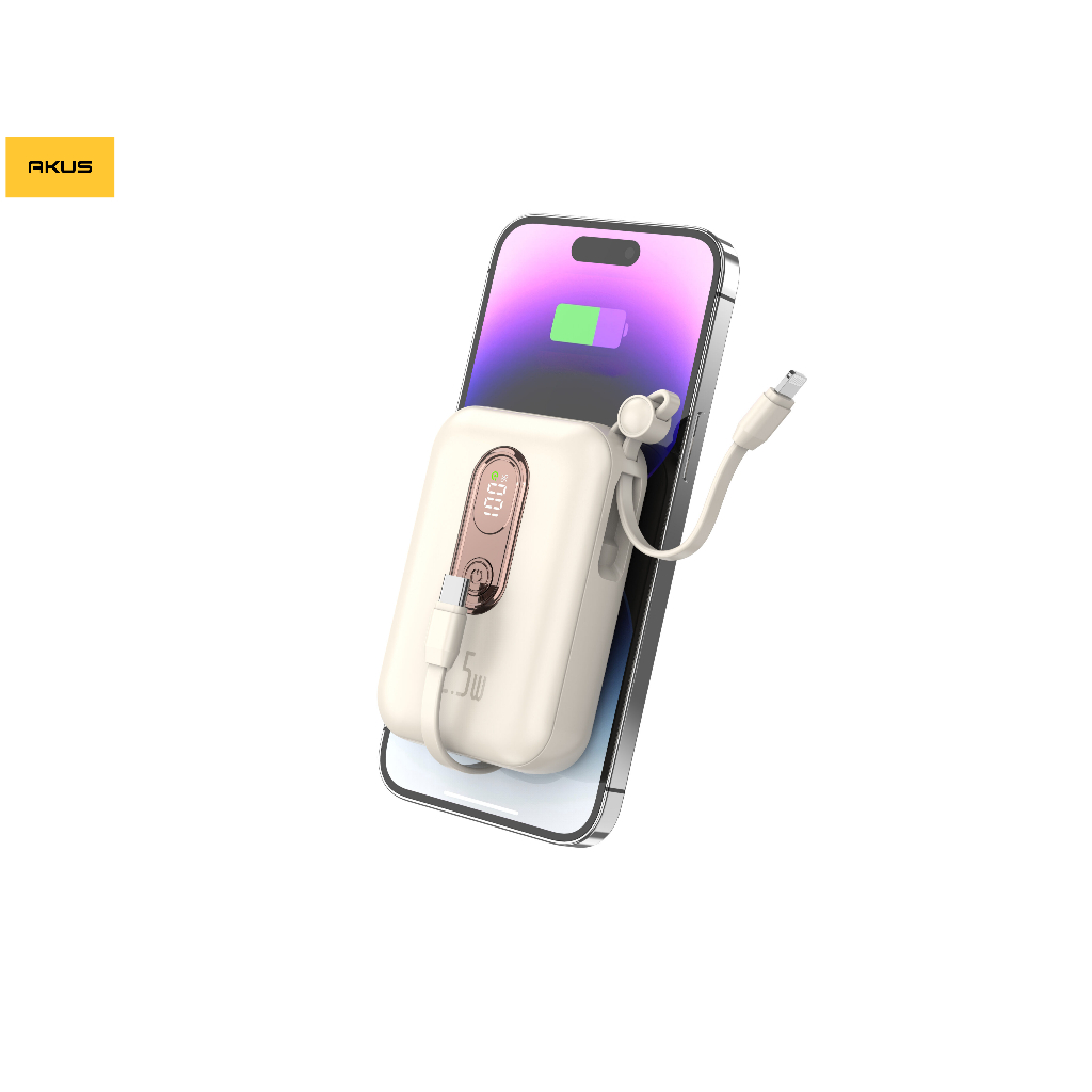 Ảnh Sạc dự phòng sạc nhanh 22.5w AKUS-DP123 10.000mAh 3