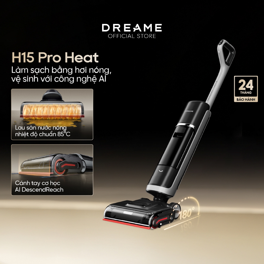 Ảnh Máy hút bụi lau sàn khô & ướt H15 Pro Heat - Bản Quốc Tế - Bảo Hành 24 Tháng 2