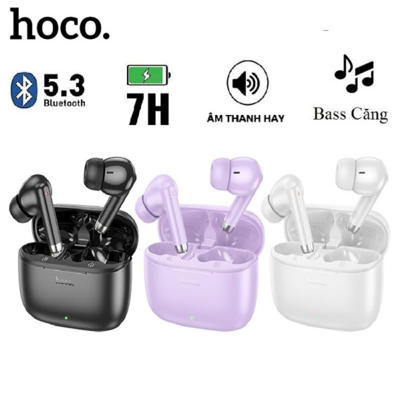 Tai Nghe Không Dây Hoco EQ2 Chính Hãng, Bluetooth, Chống Ồn, Có Micro - Âm Thành Chất Lượng Cao Cấp.