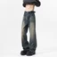 Quần Jean WASH RETRO Nam Nữ Suông Ống Đứng Dáng Baggy Quần Jean Wash Unisex Ôm Eo Tôn Dáng Phong Cách Hàn Quốc MIAA