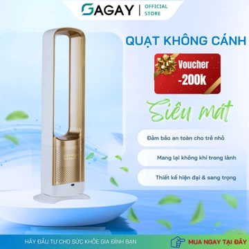 Quạt Không Cánh HDG Quạt Không Cánh Tích Hợp Máy Lọc Không Khí Đem Lại Luồng Không Khí Sạch Sẽ Thoáng Mát GAGAY