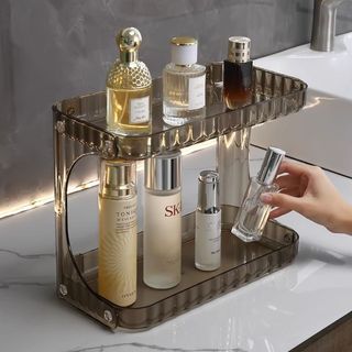 Kệ Nhựa 2 Tầng Đựng Độ Đa Năng, Giá Đựng Mỹ Phẩm Chịu Lực Tốt