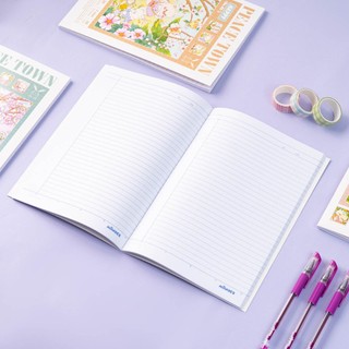 Vở Kẻ Ngang 80/ 120 Trang, Vở Viết Cấp 2 Kẻ Ngang MONDEZ Peace Town Định Lượng 60gsm V001/V002