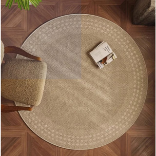 Thảm Tròn Trang Trí Đế Cao Su Chống Trượt – Màu Sắc Nhã Nhặn, Decor Nhà Cửa Cực Xinh