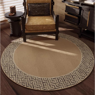 Thảm Tròn Trang Trí Đế Cao Su Chống Trượt – Màu Sắc Nhã Nhặn, Decor Nhà Cửa Cực Xinh