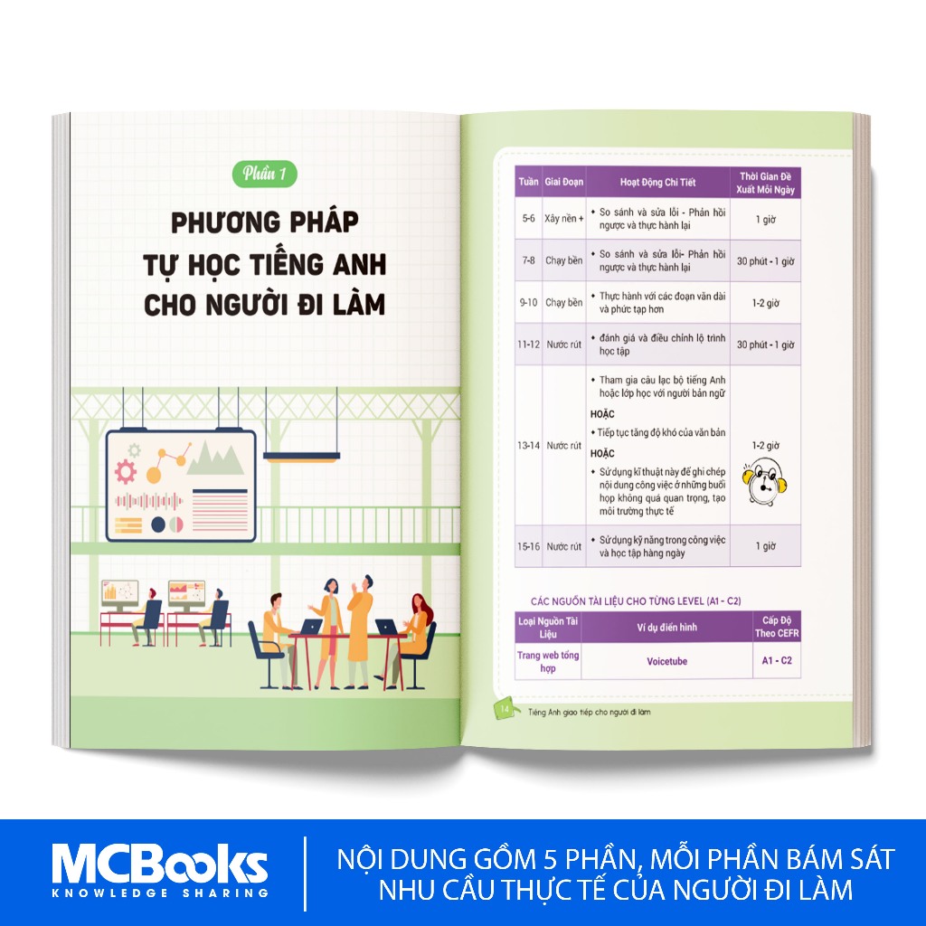 Sách - Tự Học Tiếng Anh Giao Tiếp Cho Người Đi Làm