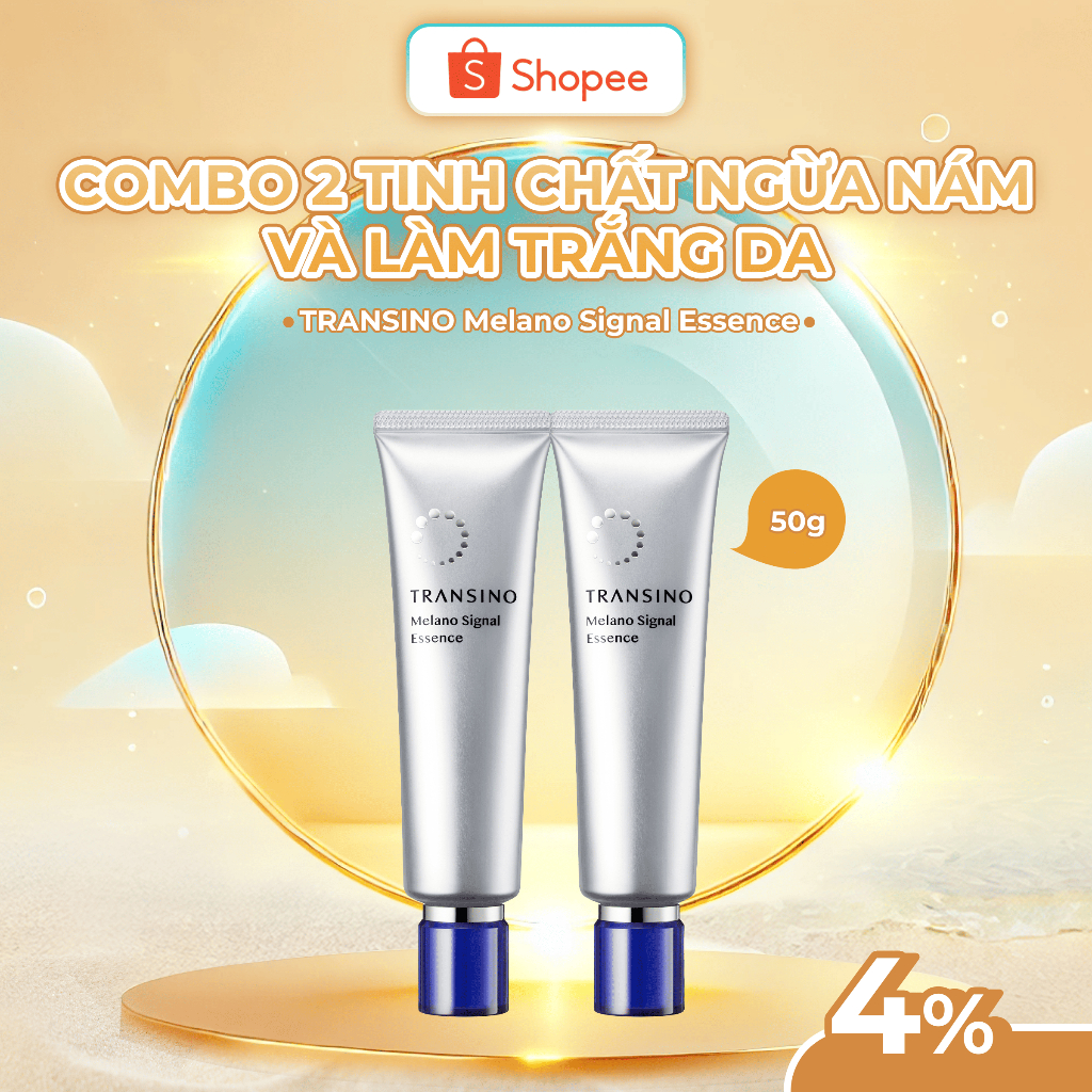 Ảnh Combo 2 Tinh Chất Ngừa Nám Và Làm Trắng Da TRANSINO 50g 1