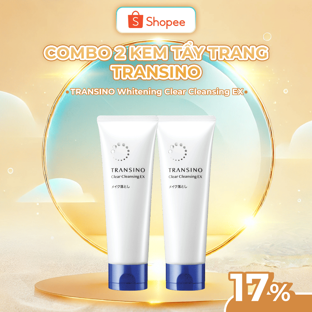 Ảnh Combo 2 Kem Tẩy Trang TRANSINO Clear Cleansing 110g 1