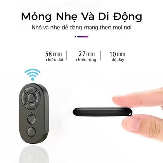Remote thông minh chụp ảnh,Remote Điều khiển từ xa có sạc, Remote chụp ảnh, lướt tiktok, youtube shorts, Short Videos
