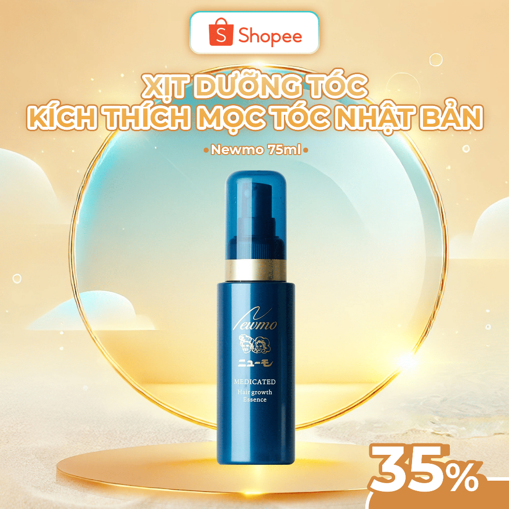 Ảnh Xịt Dưỡng Tóc Kích Thích Mọc Tóc Nhật Bản Newmo 75ml 1