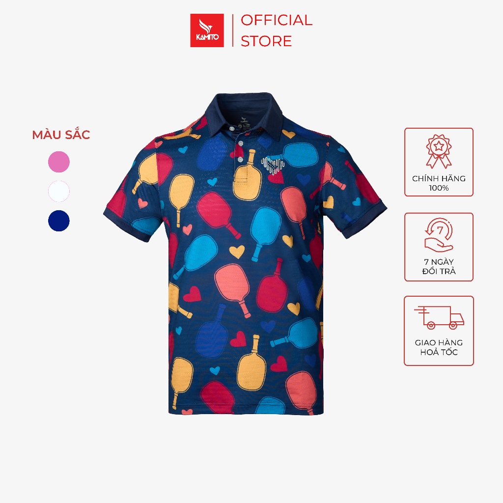 Ảnh Áo Polo Pickleball Kamito Heart 1
