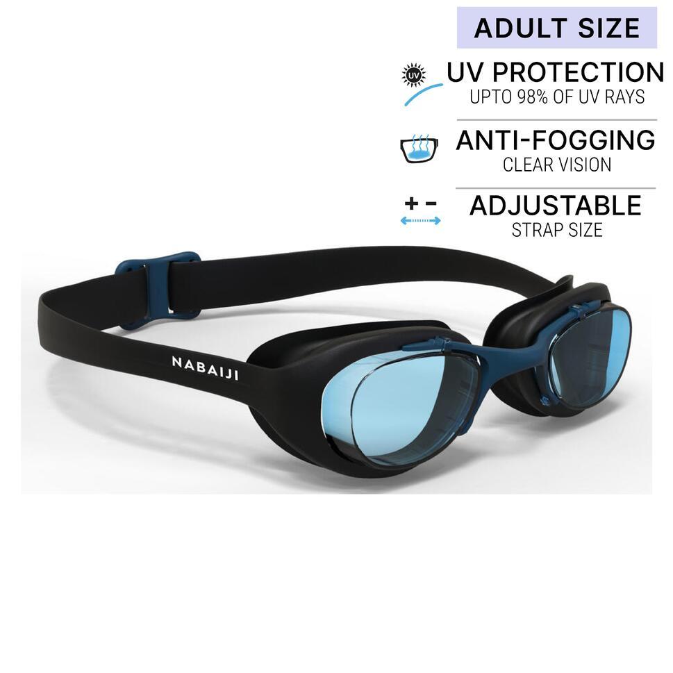 Ảnh Kính bơi xbase 100 DECATHLON NABAIJI cho người lớn cỡ L có kiều chỉnh gọng mũi 2