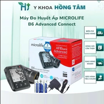 Máy Đo Huyết Áp MICROLIFE B6 Advanced Connect, Cảnh Báo Đột Quỵ, Đo Nhanh, Kết Nối Bluetooth