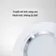 Đèn Led Âm Trần Đế Gang Đúc (Nguồn Liền Tích Hợp Bên Trong Đế)) 7W 9W Phi 90 Đèn Âm Trần Ánh Sáng 3 M