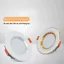 Đèn Led Âm Trần Đế Gang Đúc (Nguồn Liền Tích Hợp Bên Trong Đế)) 7W 9W Phi 90 Đèn Âm Trần Ánh Sáng 3 M
