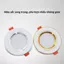 Đèn Led Âm Trần Đế Gang Đúc (Nguồn Liền Tích Hợp Bên Trong Đế)) 7W 9W Phi 90 Đèn Âm Trần Ánh Sáng 3 M