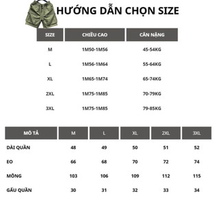 Quần short nam chất gió thể thao túi hộp trẻ trung năng động, quần đùi nam basic phong cách Hàn Quốc
