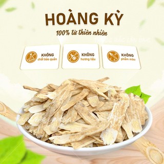 Trà hoàng kỳ 100g, hoàng kỳ khô, thái phiến mỏng, to, thơm đẹp, dùng pha trà, hầm canh - Lãn Ông