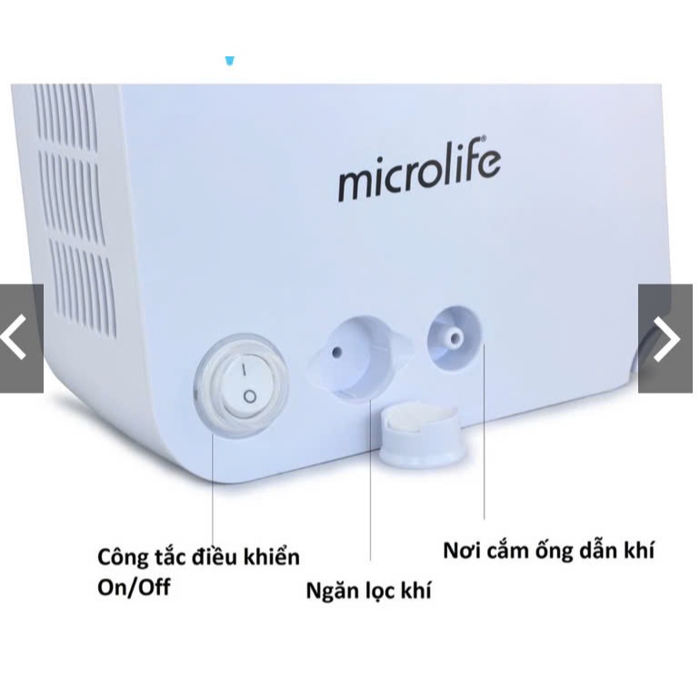 Máy Xông Khí Dung ,Máy Xông Mũi Họng Microlife NEB 200 dụng cụ hỗ trợ hô hấp