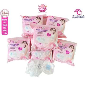 Miếng Lót Thấm Sữa Mamicare Tấm Lót Hút Thấm Sữa Chống Tràn Kichilachi 30 Miếng 108 Miếng