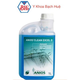 Dung dịch ngâm dụng cụ y tế khử khuẩn Anios Clean Excel D - Can 1 Lít