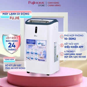 Máy lạnh đứng di động 12.000BTU FUJIHOME Nhập Khẩu, điều hòa di động làm lạnh portable air conditioner tặng kèm phụ kiện
