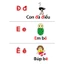 Bộ học liệu Montessori giúp nhận biết chữ cái Tiếng Anh và Tiếng Việt
