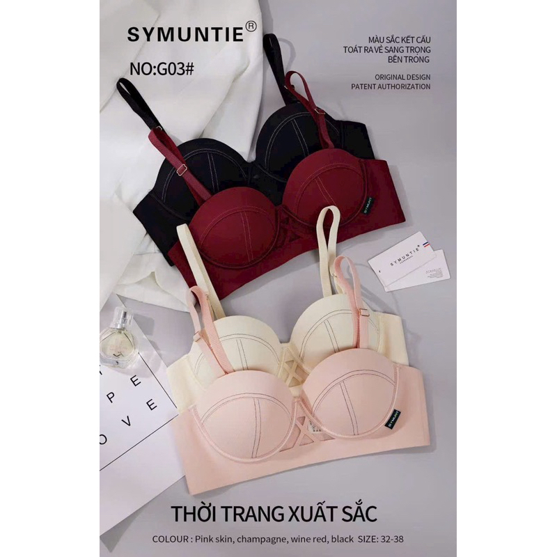 Áo lót đúc su không gọng ,định hình cúp ngang G03