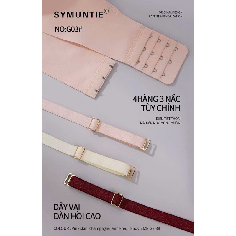 Áo lót đúc su không gọng ,định hình cúp ngang G03