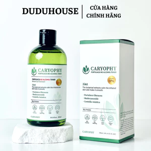 Nước Hoa Hồng Giảm Mụn Caryophy Portulaca Toner cấp ẩm ngừa mụn 300ml Duduhouse