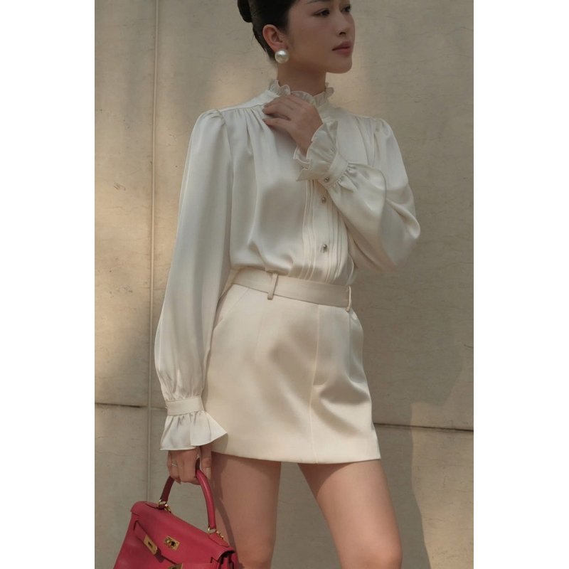 Chân váy mini Bambi Skirt HUONG BOUTIQUE HBZ515 - 2 màu đen & trắng ...