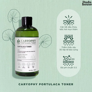 (Hàng Công TY) Nước Hoa Hồng Giảm Mụn Caryophy Portulaca Toner cấp ẩm ngừa mụn 300ml Duduhouse