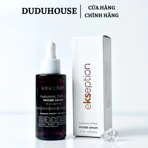 Tinh Chất Kẽm Ekseption Hyaluronic ZnPCA Mixlab Serum Giảm Mụn, Kiềm Dầu, Dưỡng Ẩm 75ml Duduhouse