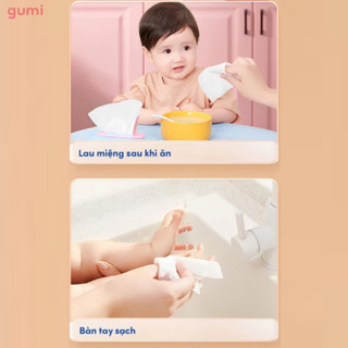 Khăn ướt baby Phú Đạt combo 5 gói