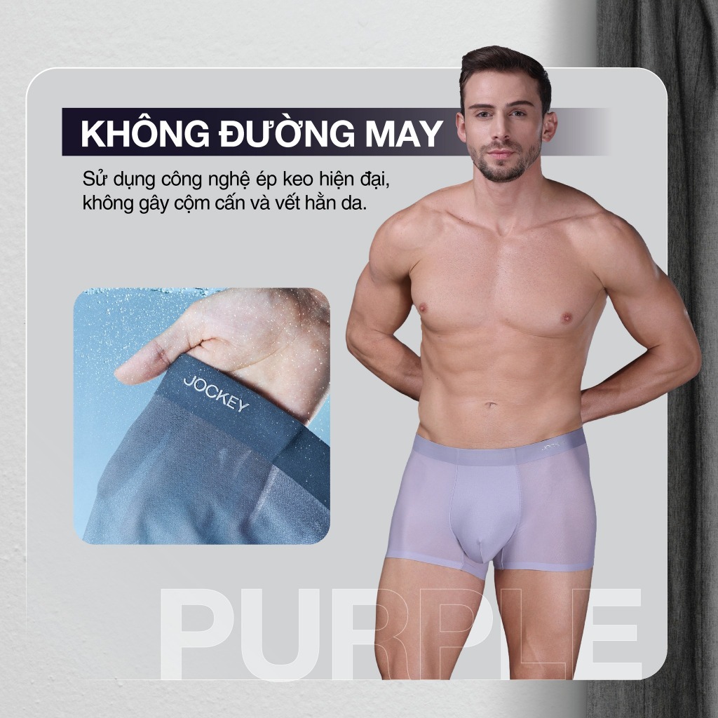 Ảnh Quần lót Nam Jockey Trunk không đường may - J4057 2