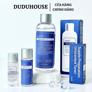 (Hàng Công TY) Nước Hoa Hồng Klairs Supple Preparation Unscented Toner Dưỡng Ẩm 180ml Duduhouse