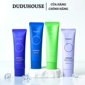 Kem Chống Nắng Beplain Sunmuse Tone Up & Correcting, Mineral, Moisture Sunscreen 50ml Duduhouse