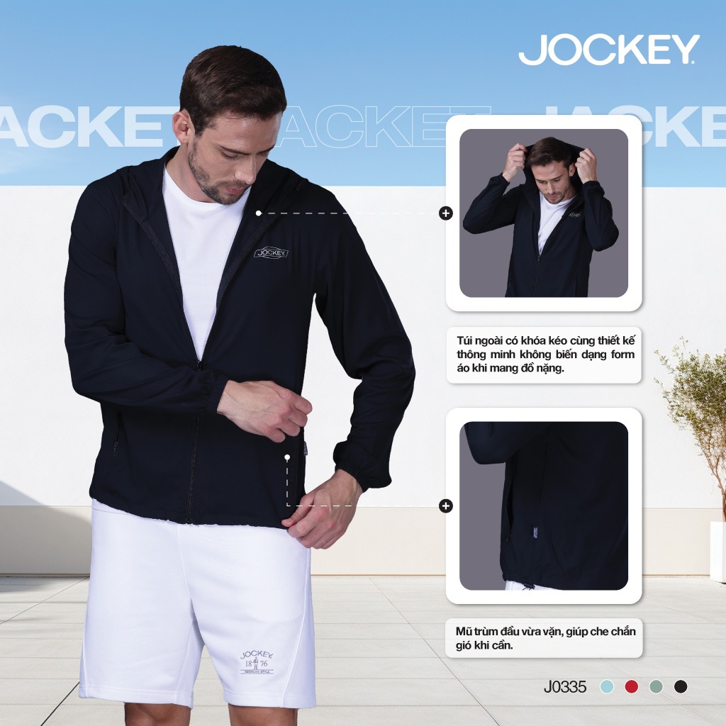 Ảnh Áo khoác Unisex Nam Nữ Jockey chống tia UV - J0335 2