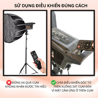 Đèn Livestream Idol Softbox Tổ Ong 70cm, Chân Cao Cấp Tạo Chiều Sâu Cho Studio,Chụp Ảnh Sản Phẩm Chuyên Nghiệp