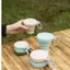 Ly ( Cốc ) Silicon gấp gọn, chất liệu silicone thực phẩm, chịu nhiệt độ 200 độ, giấy chứng nhận từ nhà máy