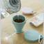 Ly ( Cốc ) Silicon gấp gọn, chất liệu silicone thực phẩm, chịu nhiệt độ 200 độ, giấy chứng nhận từ nhà máy
