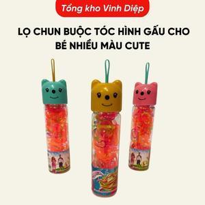 Gói 100g Chun Buộc Tóc Đen, Nhiều Màu ,Dây Cột Tóc