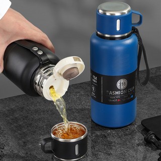 Bình nước giữ nhiệt inox 316 có nắp cốc dung tích 800ml 1000ml 1200ml hãng JK12h giữ nhiệt 18H