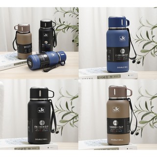 Bình nước giữ nhiệt inox 316 có nắp cốc dung tích 800ml 1000ml 1200ml hãng JK12h giữ nhiệt 18H