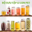 Lon Nhựa SSC 190ml, 250ml, 330ml, 355ml, 500ml, 650ml,.. Kèm Nắp Nhôm