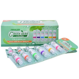 [CHÍNH HÃNG] Ống Hít Mũi 2 Đầu Xanh Lá Green Herb Thái Lan - SHOP DẦU DOKRAK