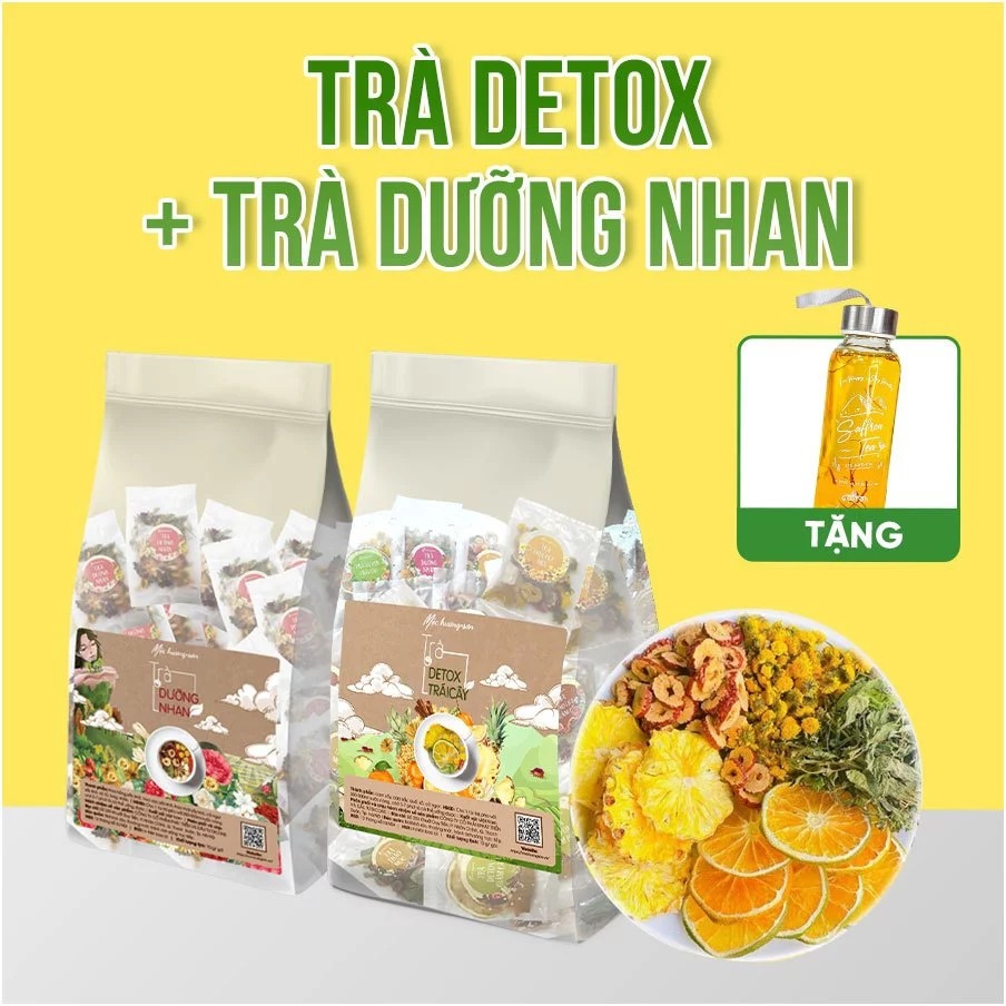 Ảnh Set trà thảo mộc dưỡng nhan, trà hoa cúc Mộc Hương Sơn mix vị giải nhiệt mùa hè 1