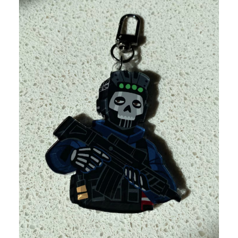 Ghost and Konig | COD Acrylic Keychain