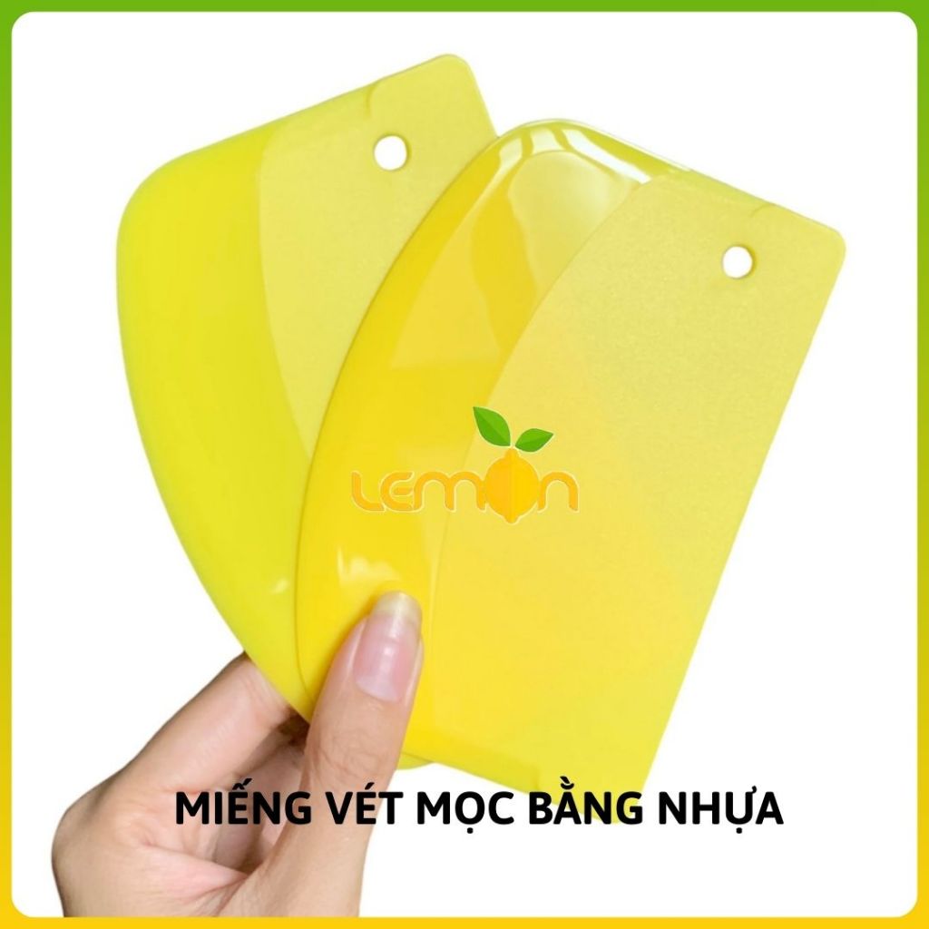 Miếng nhựa vét thịt, vét mọc, vét bột màu vàng Lemon | Shopee Việt Nam
